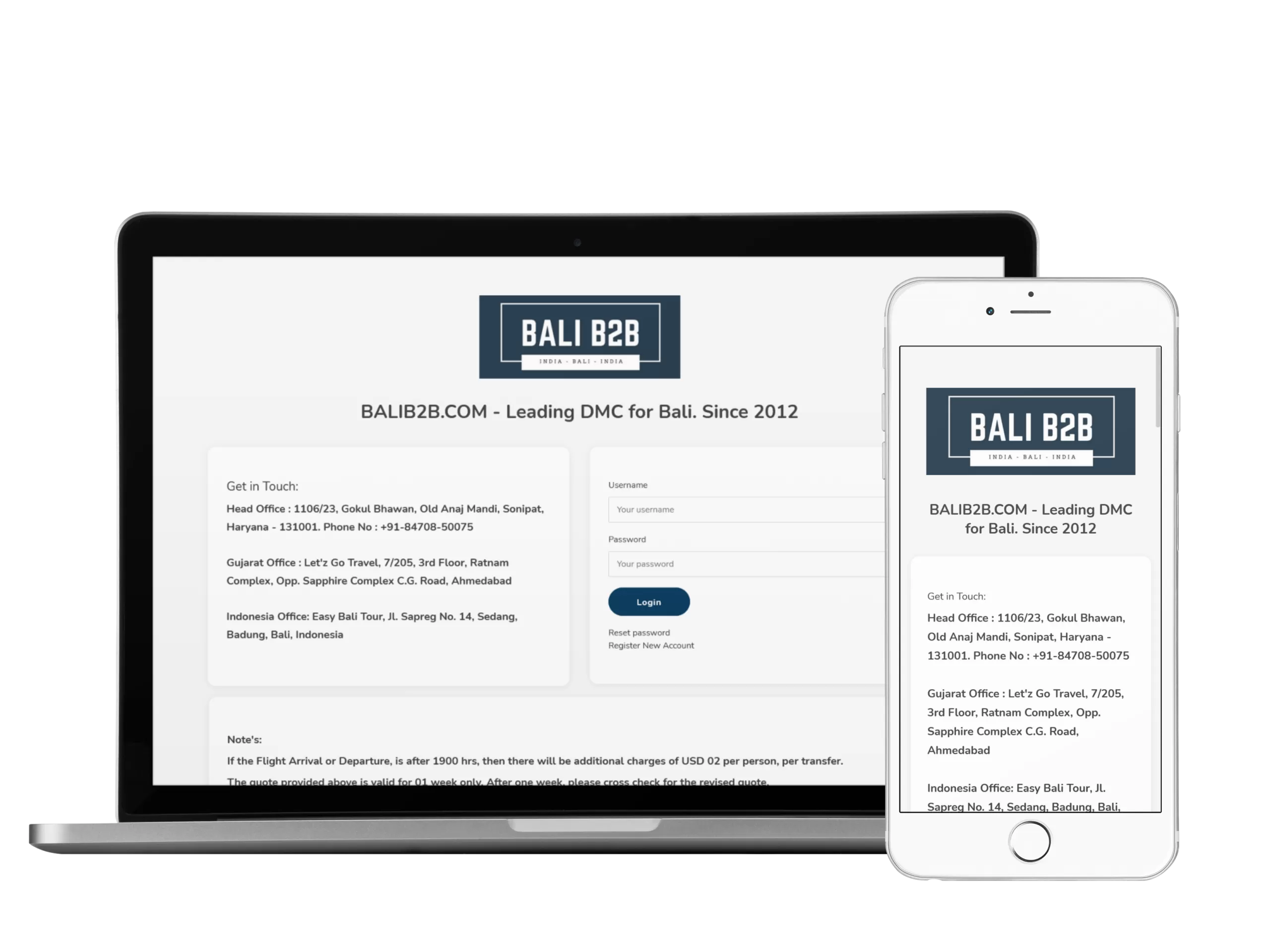 BALI B2B - Online Portal - India